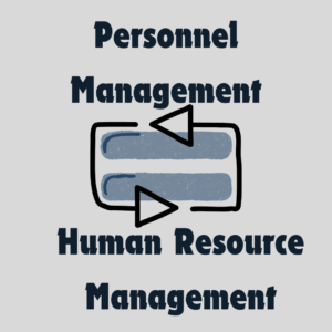 Personnel management is equal to human resource management